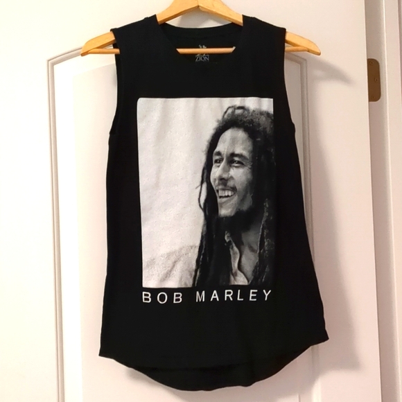 Zion Rootswear Tops - Zion Rootswear Bob Marley Muscle Tee
